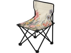 Silla Plegable Ligera Con Estampado Resistente Duradera Portátil Fácil De Instalar