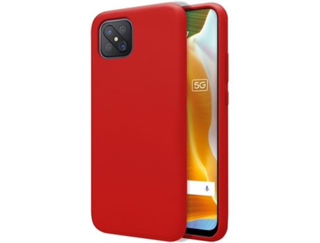 Carcasa Oppo Reno 4Z 5G TUMUNDOSMARTPHONE Silicona Líquida Rojo