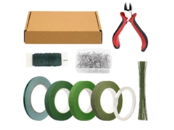 Kit para hacer ramos, kit de herramientas florales, manualidades creativas, accesorios de tallo Gokoco