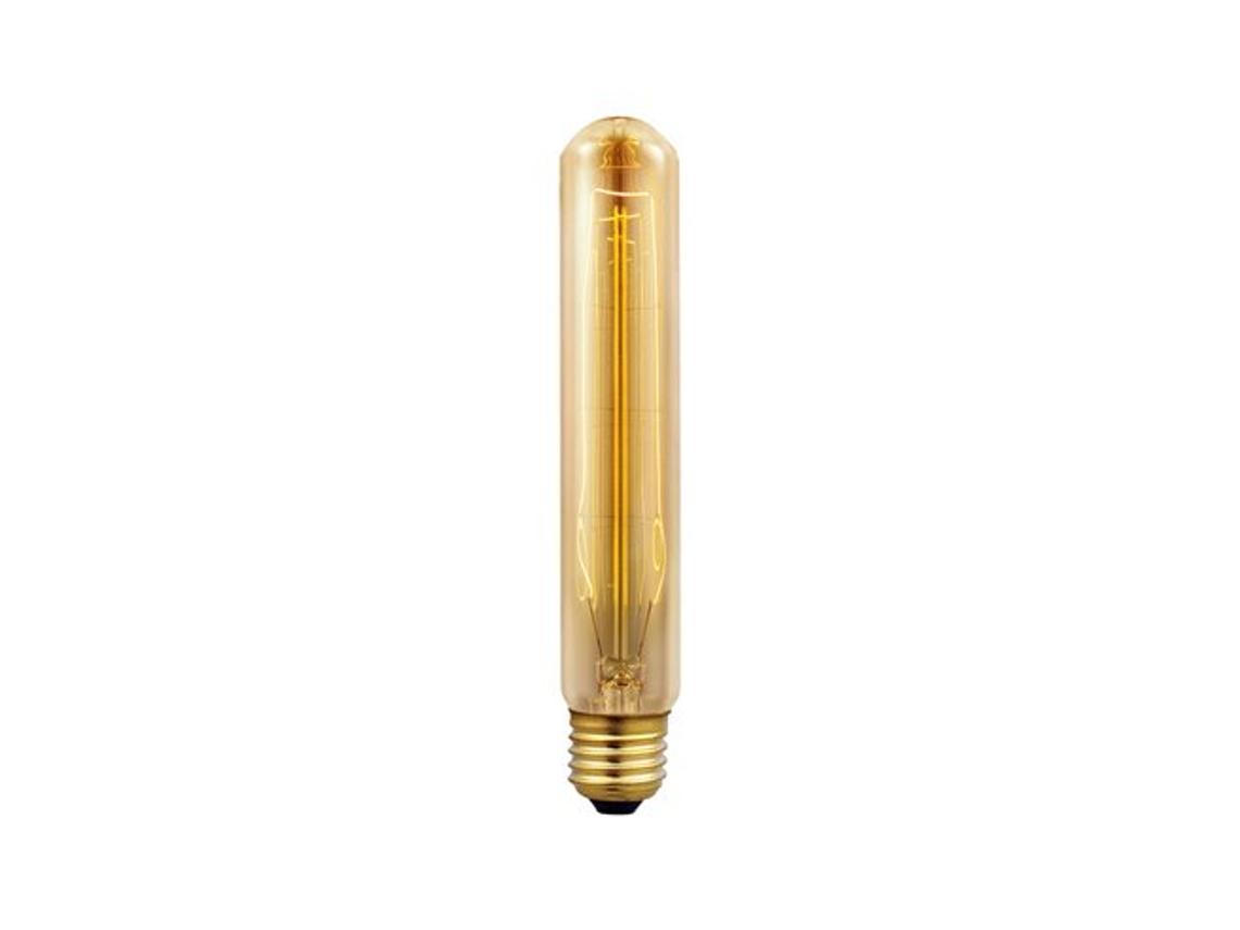 Bombilla LED tubular vintage Edison Matel E27 T300 de 40 W