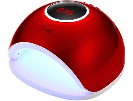 Secador para Uñas RAINSOLID Star5 Ultravioleta (Rojo)