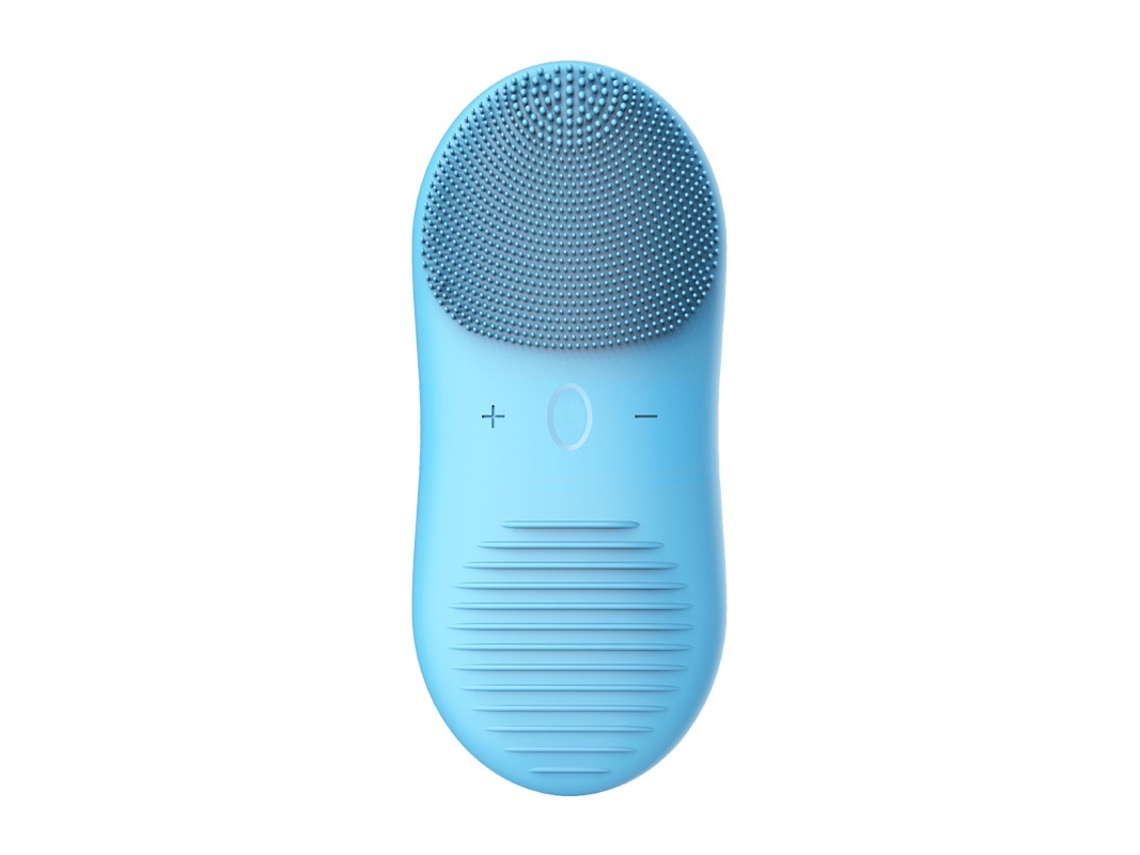 Cepillo de limpieza facial sónico 2 en 1 de silicona, exfoliante y masajeador, para hombres, mujeres y adolescentes. Cepillo eléctrico.