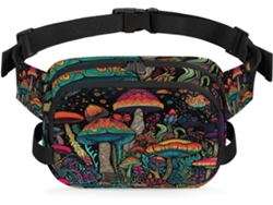 Bolso de hombro grande AQUAFORGE, estampado animal de fuego