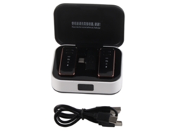 2 Micrófonos De Solapa Inalámbricos Usb-c Con Cancelación De Ruido Para Vlogging Móvil.