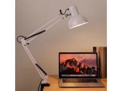 Rebe-lámpara De Lectura Led Con Pinza Brazo Flexible Ajustable Para Estudio Tatuaje Embroidery Reparación Color Blanco