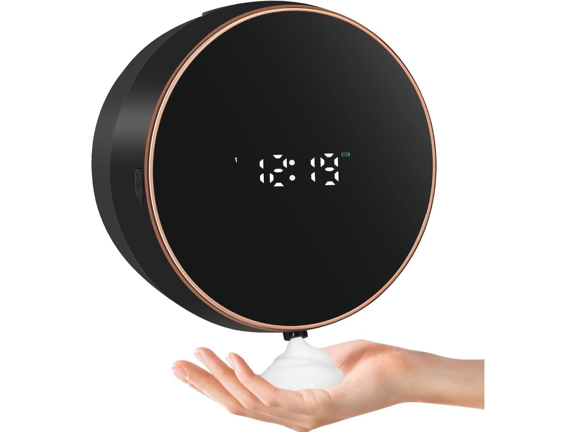 Dispensador automático de jabón eléctrico de pared, sin contacto, de plástico. Mdug