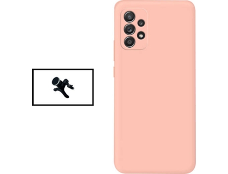 Kit Carcasa + Soporte Samsung Galaxy A53 5G PHONECARE Rosa