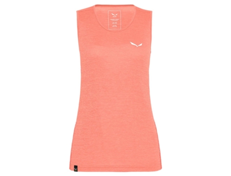 Camiseta sin Mangas de Mujer SALEWA Puez Graphic Dryton Naranja (M)