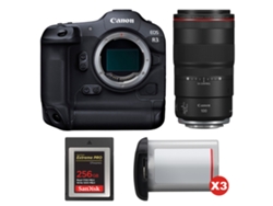 Canon Eos R3 + Rf 100mm F/2.8 L Macro Is Usm + 1 Sandisk 256gb Extreme Pro Cfexpress Type B + 3 Canon Lp-e19 + Ebook Pricedirect