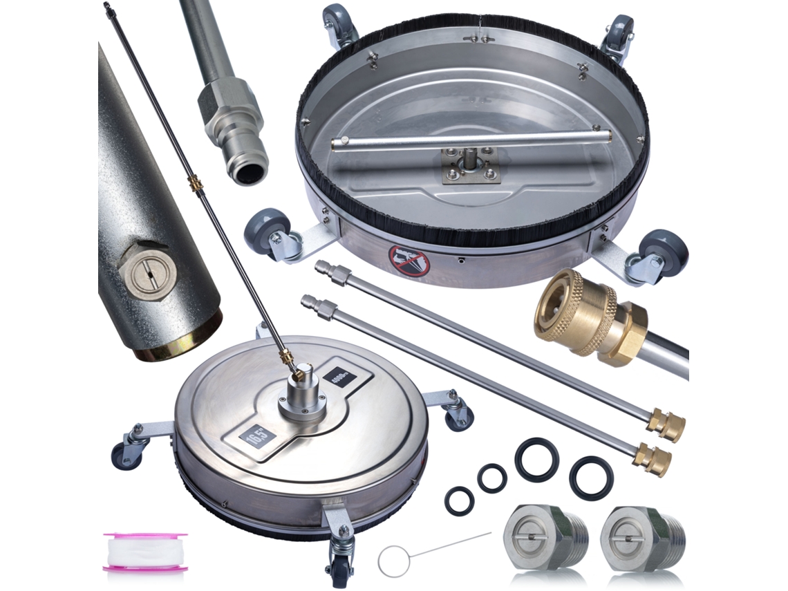 Cepillo de limpieza T-racer de 16,5'' – Acero inoxidable | 275 bares | Para superficies planas