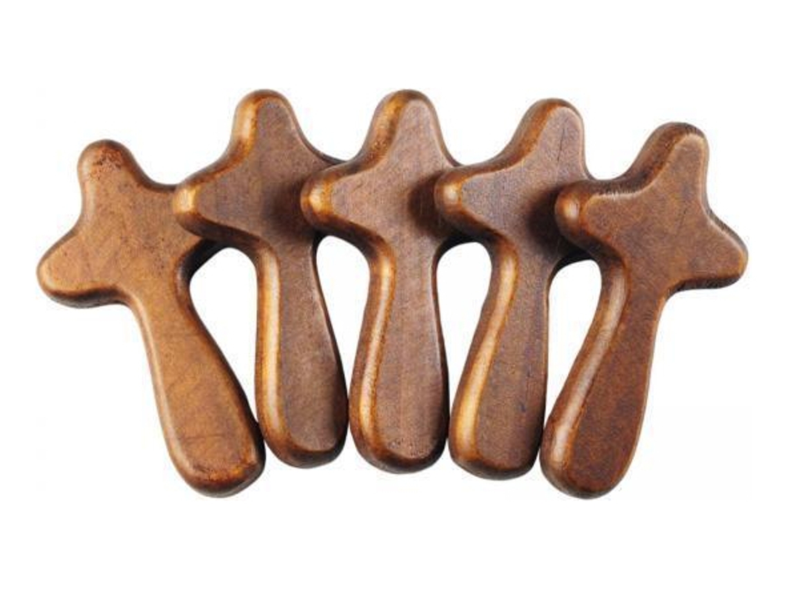 Cruz De Madera De Pino, 5 Piezas, Decoración Para B