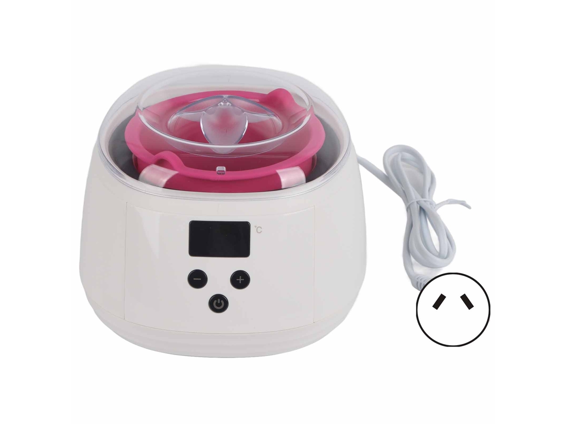 Máquina Calentador De Cera Profesional Led Eléctrico Con Olla De Silicona Para Depilación 100‑240v Plug Au