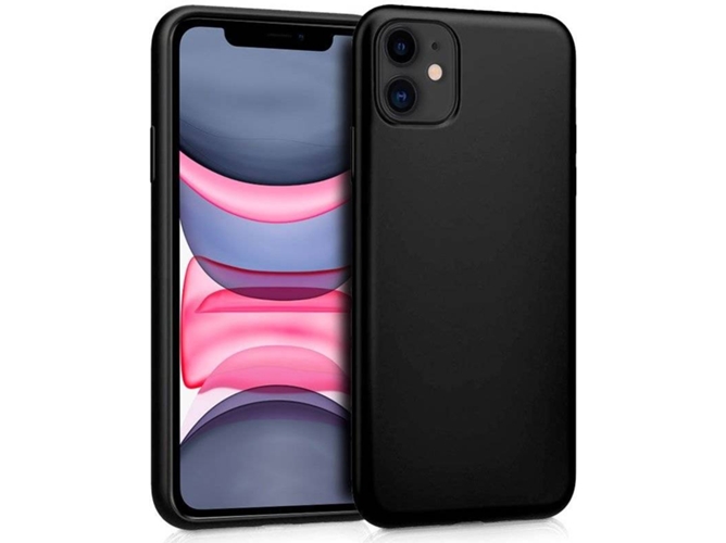 Funda iPhone 11 Silicona Negro