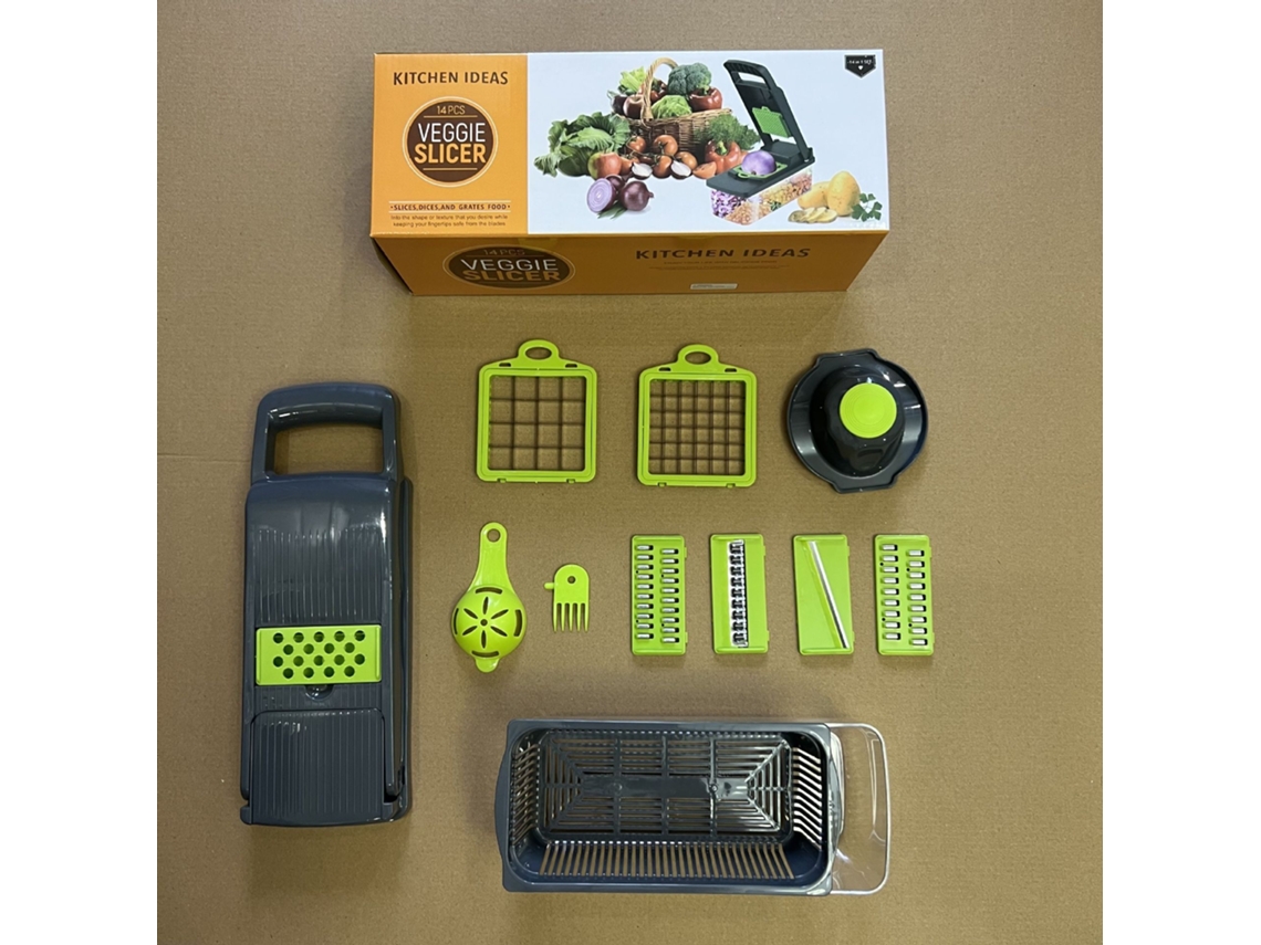 Cortador multifuncional de verduras y frutas MDUG (14 en 1)