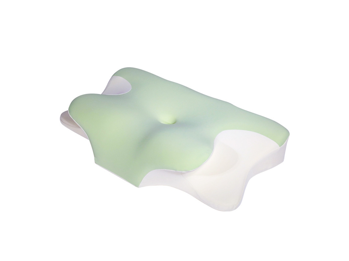 Travesseiro Ergonômico Cervical Chrui Para Quem Dorme De Lado, De Costas E De Bruços (verde)