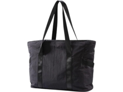 Bolso grande negro para mujer, multifuncional, con cremallera, para el trabajo, el gimnasio, la playa y viajes, 39 x 15,5 x 31 cm, Tommy01