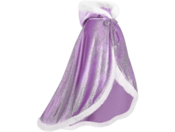 2026altiro-capa Reversible Para Adultos Y Niños, Capa De Bruja Vampiro Para Fiestas De Disfraces, Navidad, Halloween, Pascua, 120 Cm, Morado