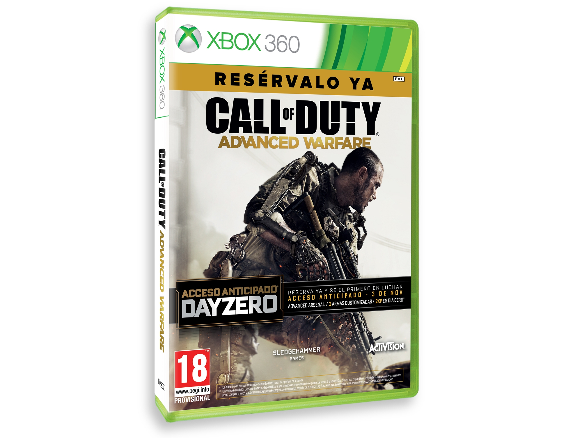 Juego Xbox 360 Cod Advanced W Ed.Day Zero