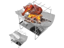 Camping Pliant Campamento Favorito Gril En Acier Productos Inoxidables Madera Mini Barbacoa Soporte Extérieur