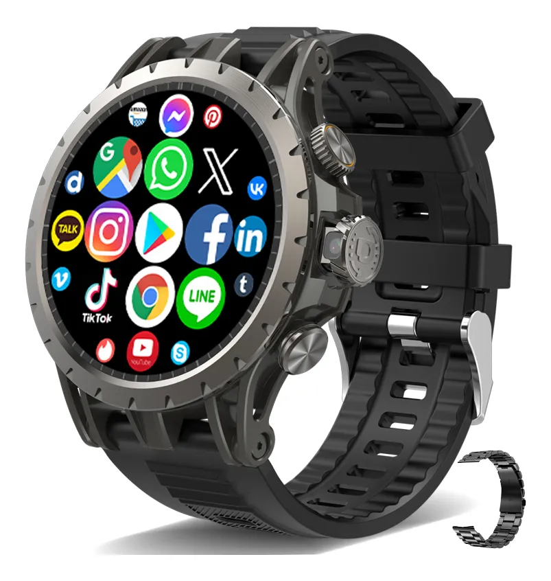 Reloj inteligente SIM/wifi 2025 con llamadas de voz y respuesta a mensajes, reloj inteligente para hombre 3g32gvayotoy