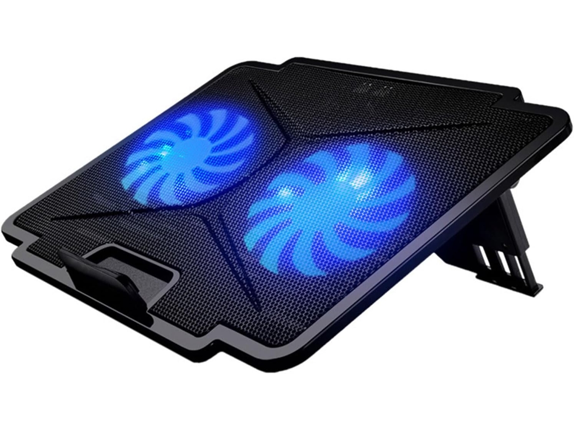 Base De Refrigeración Silenciosa Para Portátil Con Led, 6 Velocidades Y 2 Puertos Usb.