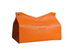 2026-caja De Papel Higiénico De Cuero Pu Para Hotel Hogar Sala Resistente Al Agua Multicolor 22*12.8*14cm 22*12,8*14cm Naranja