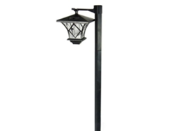 Farola LED solar tradicional de 1,5 m para jardín, farol, decoración, Mdug