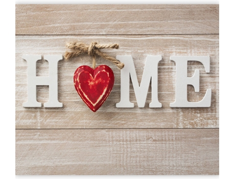 Papel de Pared ARTGEIST Home Heart Red (147x105 cm)