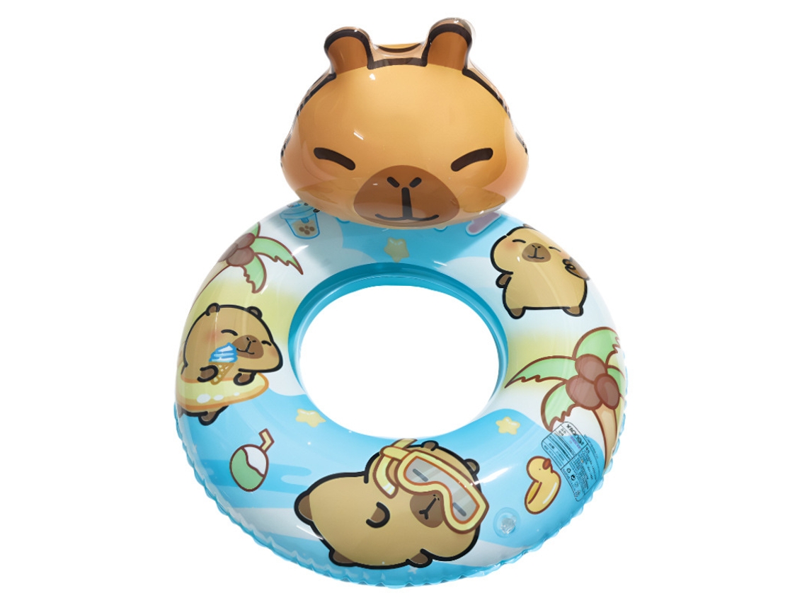 Flotador Infantil Inflable Con Motivos De Dibujos Animados, Ideal Para El Verano Y Las Escapadas A La Playa, Antivuelco Y Resistente