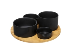 Juego de aperitivos de 5 piezas Madera moderna - SG SECRET DE GOURMET