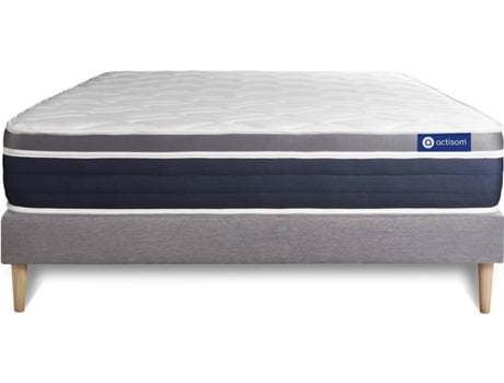 Conjunto de Somier + Colchón ACTISOM Actiflex Confort (Gris - 120x190cm)