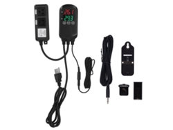 Controlador Digital De Temperatura Con Sensor Ntc, Pantalla Lcd Y Doble Salida De Relé Para Incubación En Acuarios Ew 711