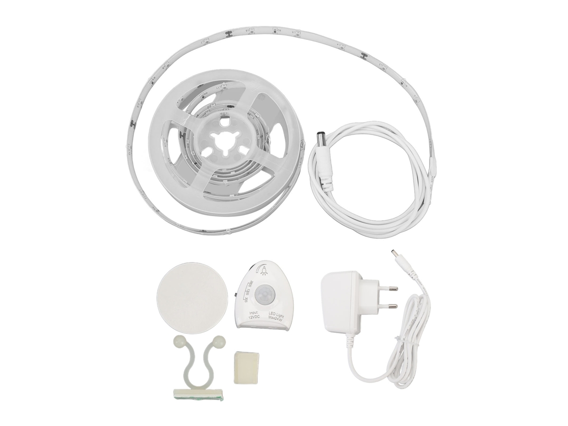 2026-luz Bajo Cama Dimmable Activada Por Movimiento 1.5m Led Strip Sensor Luz Nocturna Para Cuna Dormitorio Escaleras Baño