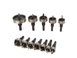 Kit De 12 Brocas Hss Para Perforar Agujeros De Acero Inoxidable De 15-50 Mm Y Metal, Cortador De Alta Velocidad.
