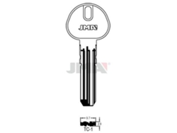 Llaves jma seguridad laton mod tc-1 (caja 10 unidades)