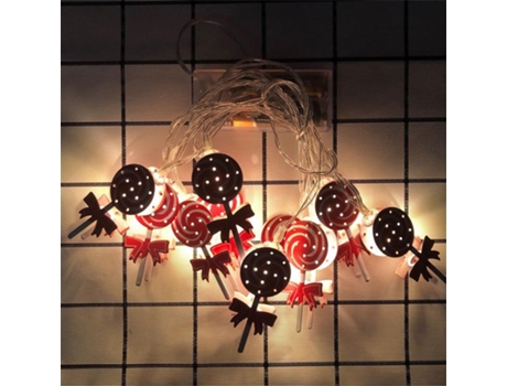 Adorno de Navidad Cadena Luces Led Decoración Papá