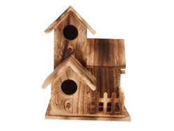 Casita De Pájaros Pequeña De Madera Para Jardín Exterior, Nido, Decoración, Artículos Para Mascotas