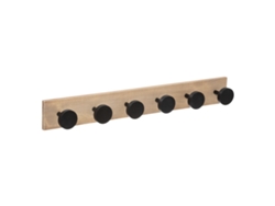 Percha 6 Cabezas Pino Negro 5 FIVE SIMPLY SMART