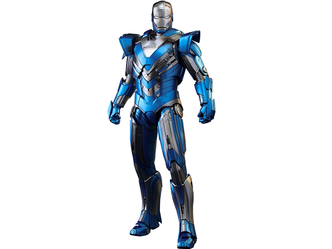 Figura Hot Toys MMS391 - Marvel Comics - Iron Man 3 - Iron Man Blue Steel Mark 30