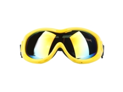 Gafas Para Mascotas Con Protección Uv Resistentes A Impactos Ajustables Para Perros Y Gatos Amarillas Pvc Y Pc