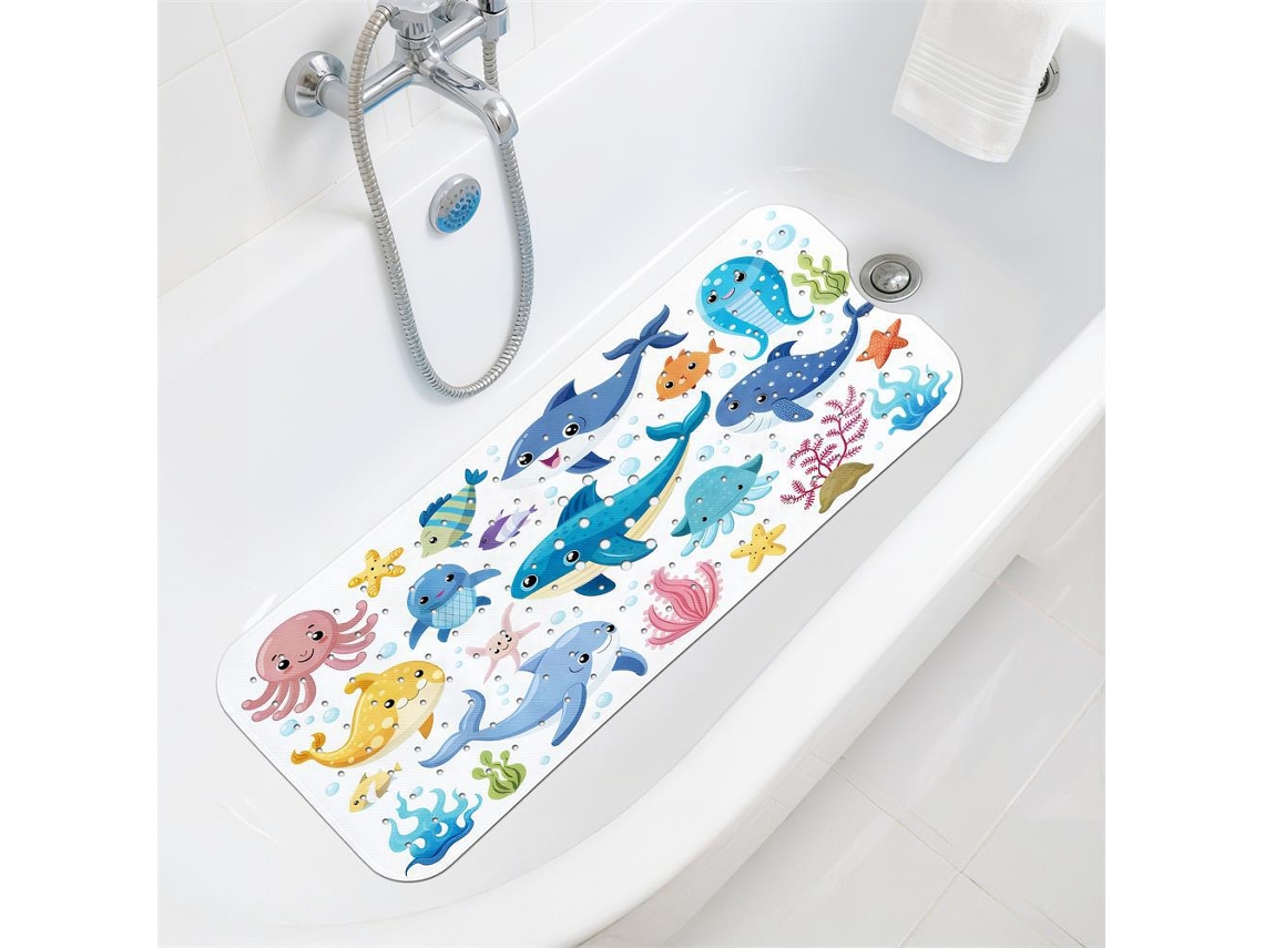 Alfombrilla Antideslizante Para Baño, Ducha Y Bañera Henten Home 70x40 Cm