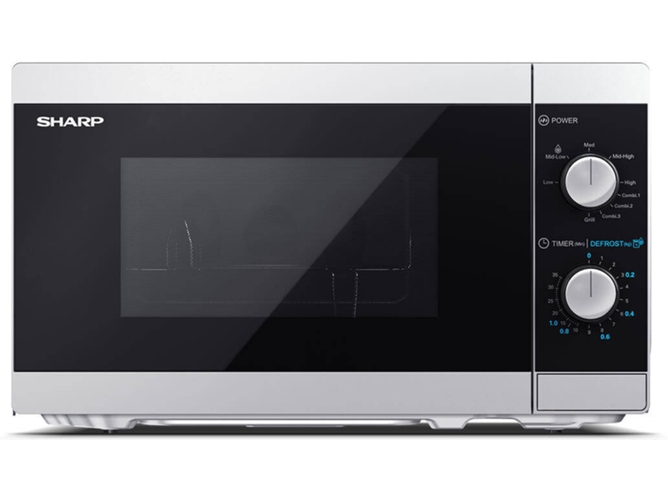 Microondas SHARP YC-MG01ES (20 L - Con grill - Inox)