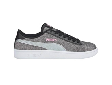 Zapatillas Deportivas PUMA Smash V2 Glitz Glam Para Niños (Grafita - Material Sintético -38,5)