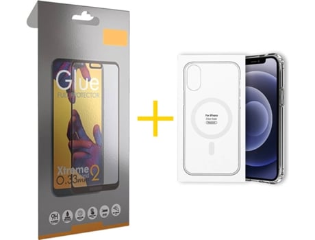 Carcasa + Protector de Pantalla para iPhone 12 Pro Max SKYHE Transparente Claro