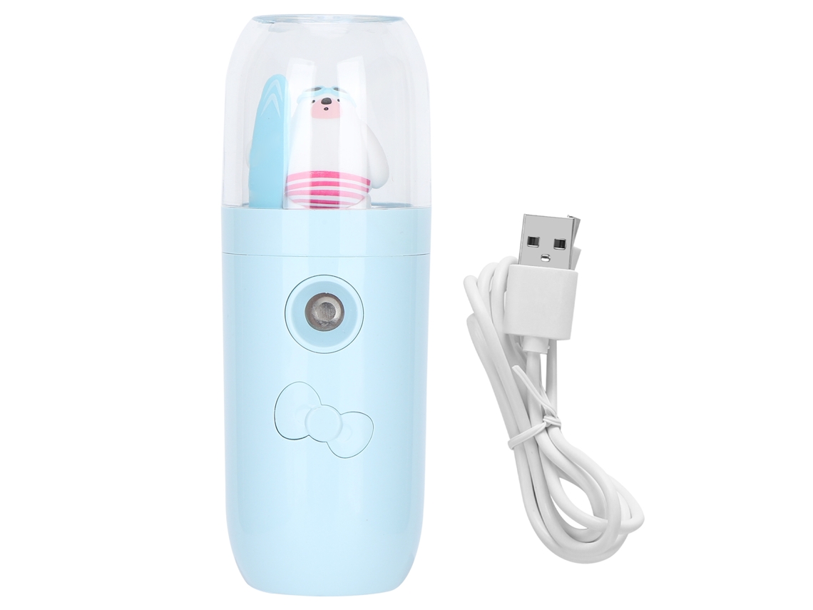 Atomizador Facial Portátil De 30 Ml, Recargable Por Usb, Con Nanopartículas Hidratantes. Un Regalo Precioso.