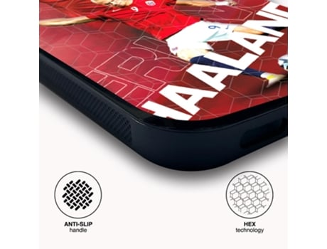 Funda Móvil Oficial Norges Fotballforbund para Samsung Galaxy S23 PHONECASES3D Piel Sintética Negro