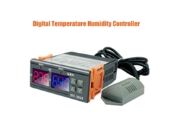Controlador Digital De Temperatura Y Humedad Stc-3028 Para Incubadoras, Refrigeradores Y Hornos.