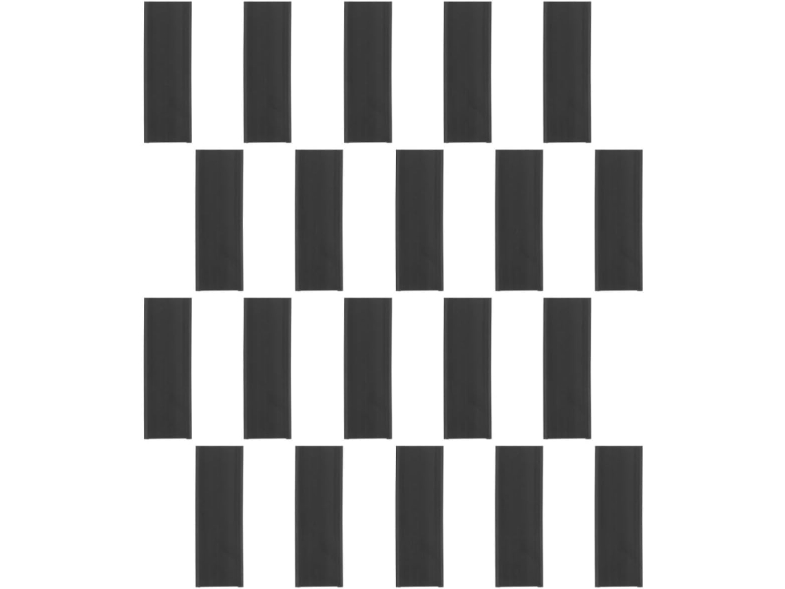 Portatarjetas Magnéticos Negros Y Señalización Para Productos, Paquete De 20 Unidades, Fabricados En Papel Y Goma Blanda.