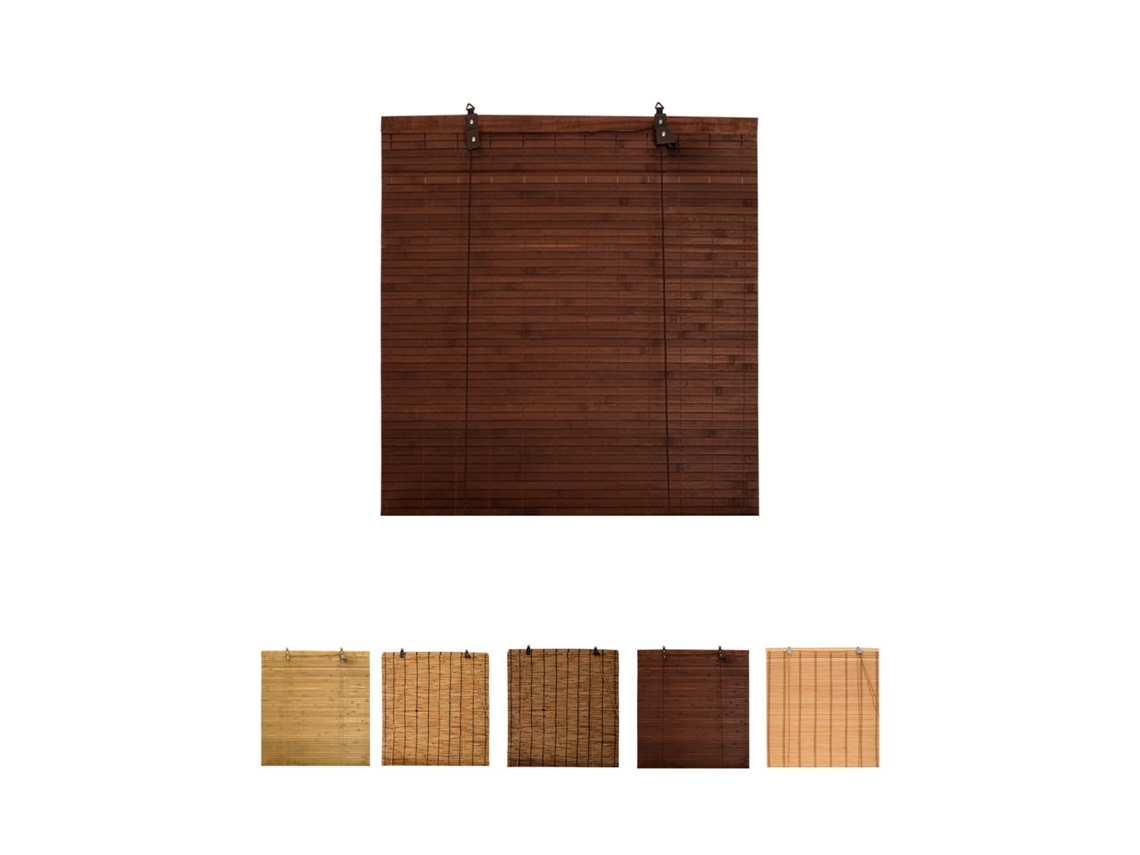 Persiana de Bambú Enrollables – Estor Bambú Natural para Interior Teka 80X160 JARDIN202