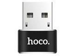 Adaptador HOCO Otg USB Negro (Type C)